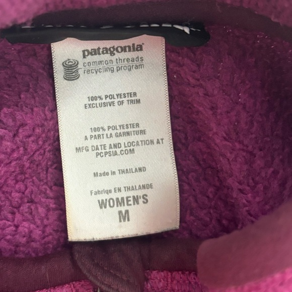 Patagonia Women’s Better Sweater Weather Fleece Jacket. Purple size medium. - Picture 3 of 9